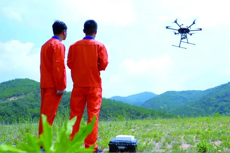 吴起无人机倾斜摄影巡检拍摄